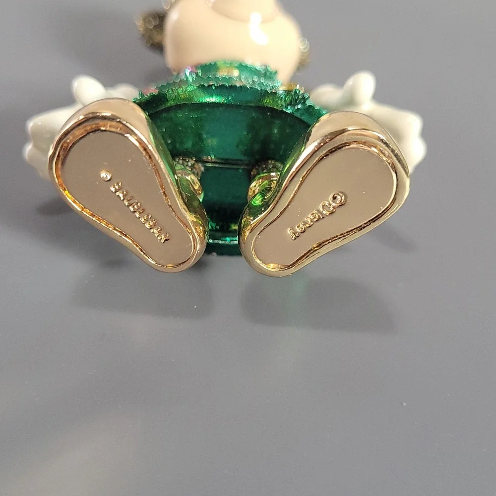 RARE BaubleBar Bag Charm Disney Mickey Mouse Christmas Tree Crystal Holiday